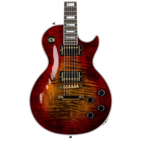 Gibson Custom Les Paul Axcess Custom Figured Top Elektro Gitar (Bengal Burst)<br>Fotoğraf: 2/4