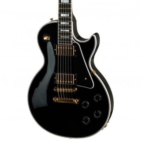 Gibson Custom Les Paul Custom Elektro Gitar (Ebony)<br>Fotoğraf: 2/5
