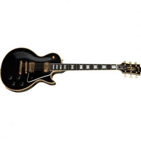 Gibson Custom Les Paul Custom Reissue VOS Elektro Gitar (Ebony)<br>Fotoğraf: 2/3