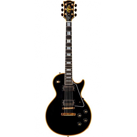 Gibson Custom Les Paul Custom Reissue VOS Elektro Gitar (Ebony)<br>Fotoğraf: 1/3