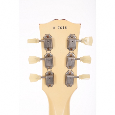Gibson Custom Shop 2017 Les Paul Elektro Gitar (Classic White over Cherry Sunburst)<br>Fotoğraf: 8/8