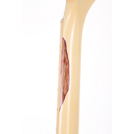 Gibson Custom Shop 2017 Les Paul Elektro Gitar (Classic White over Cherry Sunburst)<br>Fotoğraf: 7/8