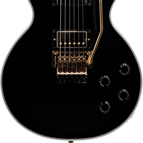 Gibson Custom Shop Les Paul Axcess Floyd Rose Custom Elektro Gitar (Ebony)<br>Fotoğraf: 2/3