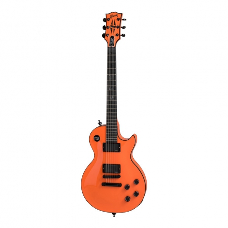 Gibson Custom Shop Limited Edition Les Paul Custom Chambered Blackout Elektro Gitar (F1 Orange)<br>Fotoğraf: 1/3