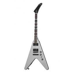 Gibson Dave Mustaine Flying V EXP Elektro Gitar (Silver Metallic)