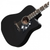 Gibson Dave Mustaine Songwriter Elektro Akustik Gitar (Ebony), Fotoğraf: 3/6