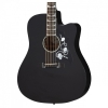 Gibson Dave Mustaine Songwriter Elektro Akustik Gitar (Ebony), Fotoğraf: 2/6