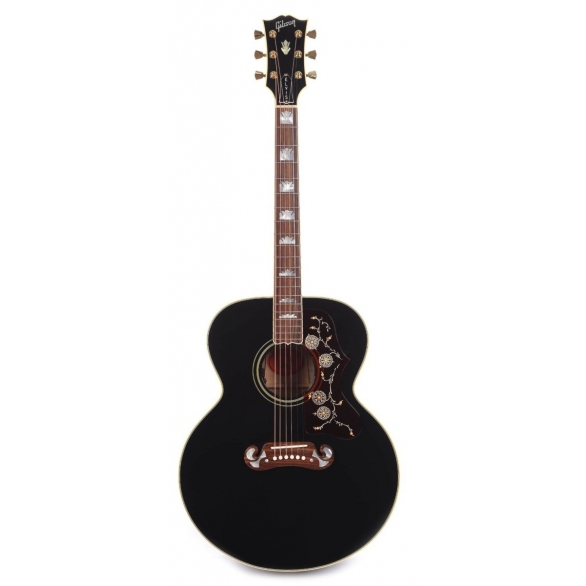 Gibson Elvis SJ-200 EB Elektro Akustik Gitar (Ebony), Fotoğraf: 1/6