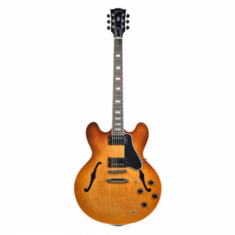 Gibson ES-335 Block Elektro Gitar (Faded Light Burst)<br>Fotoğraf: 1/3