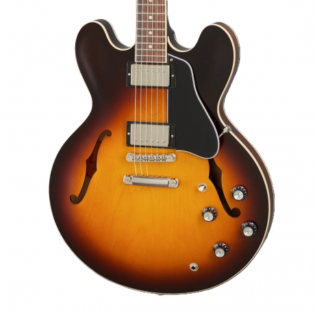Gibson ES-335 Elektro Gitar (Satin Vintage Burst)<br>Fotoğraf: 2/4