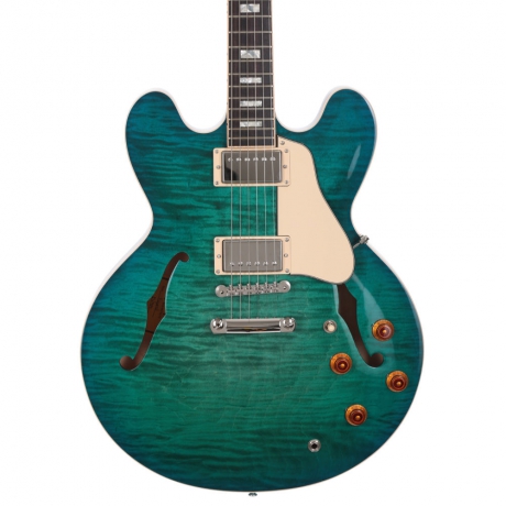 Gibson ES-335 Figured Elektro Gitar (Aquamarine)<br>Fotoğraf: 2/2