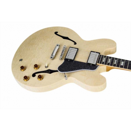 Gibson ES-335 Figured Elektro Gitar (Natural)<br>Fotoğraf: 3/4