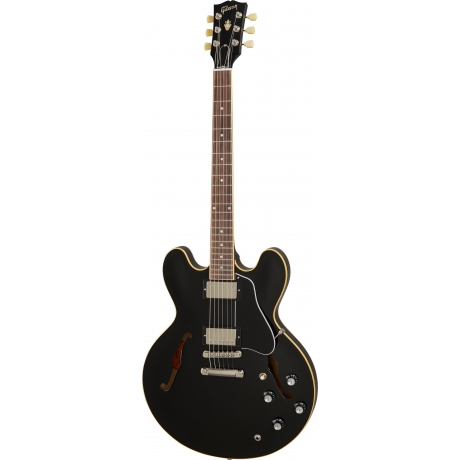 Gibson ES-335 Semi-Hollow Elektro Gitar (Vintage Ebony)<br>Fotoğraf: 1/2