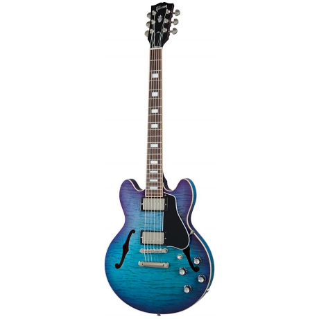 Gibson ES-339 Figured Semi-hollowbody Elektro Gitar (Blueberry Burst)<br>Fotoğraf: 1/5
