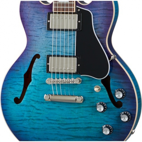 Gibson ES-339 Figured Semi-hollowbody Elektro Gitar (Blueberry Burst)<br>Fotoğraf: 2/5