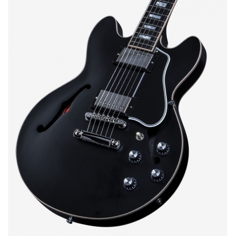 Gibson ES-339 Satin Elektro Gitar (Ebony)<br>Fotoğraf: 3/3