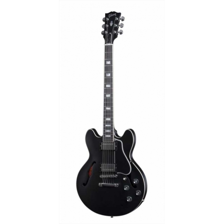 Gibson ES-339 Satin Elektro Gitar (Ebony)<br>Fotoğraf: 1/3