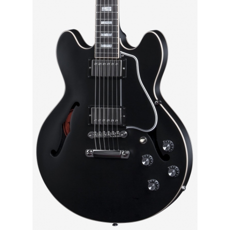 Gibson ES-339 Satin Elektro Gitar (Ebony)<br>Fotoğraf: 2/3