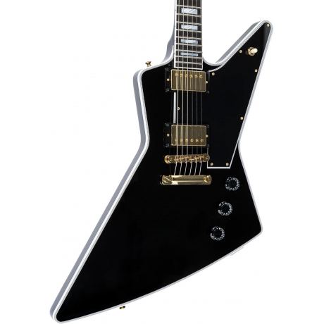 Gibson Explorer Custom Abanoz Klavye Electro Gitar (Ebony)<br>Fotoğraf: 3/7