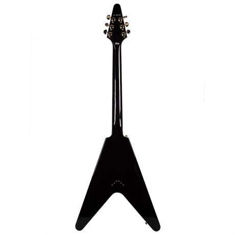 Gibson Flying V Custom Elektro Gitar (Ebony)<br>Fotoğraf: 3/4