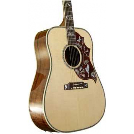 Gibson Hummingbird Custom KOA Elektro Akustik Gitar (Natural)<br>Fotoğraf: 2/4