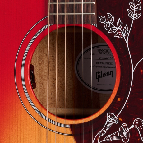 Gibson Hummingbird Special Elektro Akustik Gitar (Vintage Cherry Sunburst)<br>Fotoğraf: 3/7