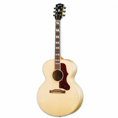 Gibson J-185 Elektro Akustik Gitar (Antique Natural)<br>Fotoğraf: 1/3