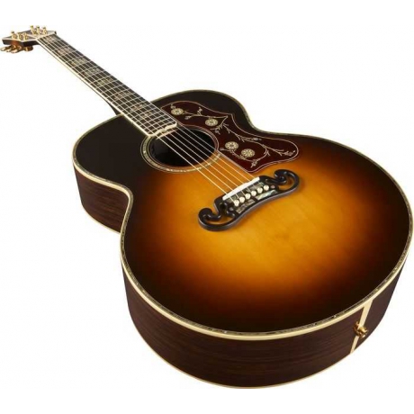 Gibson J-200 Custom Elektro Akustik Gitar (Vintage Sunburst)<br>Fotoğraf: 2/3