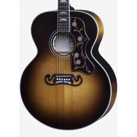 Gibson J-200 Standard Akustik Gitar (Vintage Sunburst)<br>Fotoğraf: 2/5