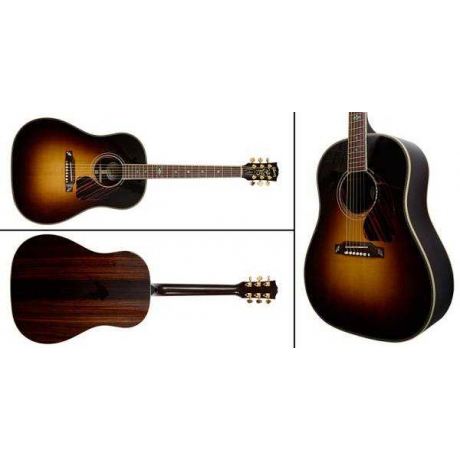 Gibson J-45 Custom Elektro Akustik Gitar (Vintage Sunburst)<br>Fotoğraf: 2/4