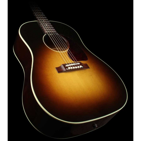 Gibson J-45 Standard Akustik Gitar (Vintage Sunburst)<br>Fotoğraf: 3/4