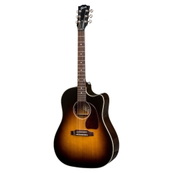 Gibson J-45 Standard EC Elektro Akustik Gitar (Vintage Sunburst)