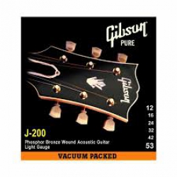 Gibson J200 Phos Bronze Akustik Gitar Teli (12-53)