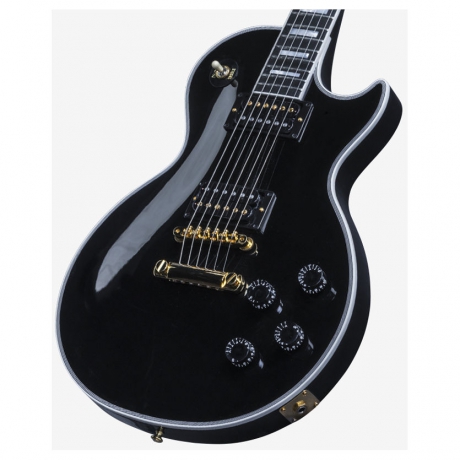 Gibson Les Paul Axcess Custom Elektro Gitar (Ebony)<br>Fotoğraf: 3/4