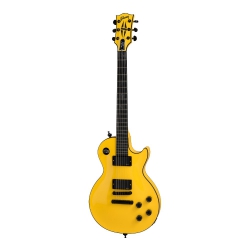 Gibson Les Paul Custom Chambered Blackout Elektro Gitar (Diablo Yellow)