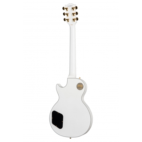 Gibson Les Paul Custom Elektro Gitar (Alpine White)<br>Fotoğraf: 3/4