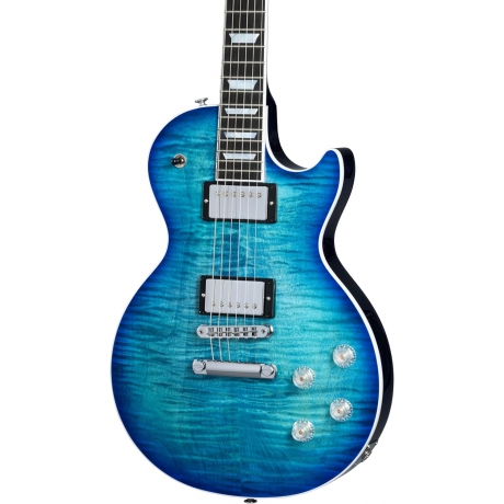 Gibson Les Paul Modern Figured Elektro Gitar (Cobalt Burst)<br>Fotoğraf: 2/6