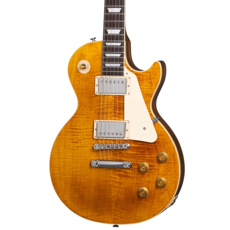 Gibson Les Paul Standard '50s Figured Top Elektro Gitar (Honey Amber)<br>Fotoğraf: 2/7