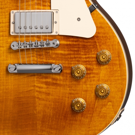Gibson Les Paul Standard '50s Figured Top Elektro Gitar (Honey Amber)<br>Fotoğraf: 3/7