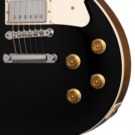 Gibson Les Paul Standard '50s Plain Top  Elektro Gitar (Ebony)<br>Fotoğraf: 3/7