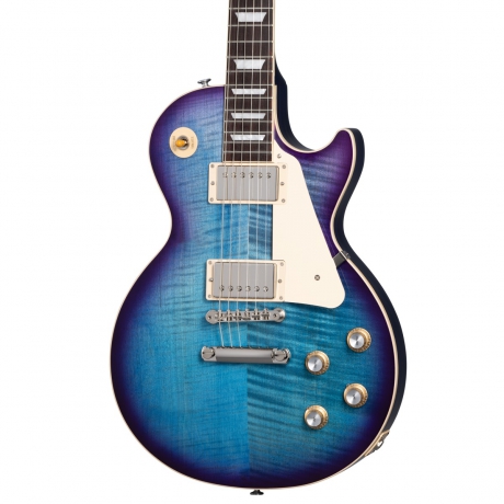 Gibson Les Paul Standard '60s Figured Top Elektro Gitar (Blueberry Burst)<br>Fotoğraf: 2/6