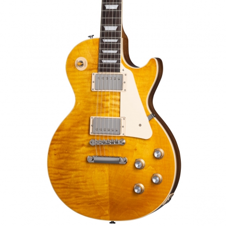 Gibson Les Paul Standard '60s Figured Top Elektro Gitar (Honey Amber)<br>Fotoğraf: 2/7
