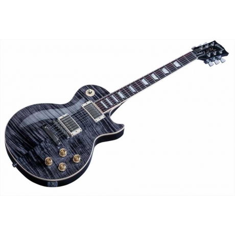 Gibson Les Paul Standart HP Elektro Gitar (Translucent Black)<br>Fotoğraf: 3/4