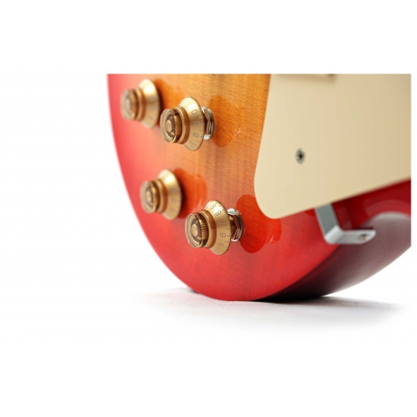 Gibson Les Paul Studio Figured Dealer Exclusive Elektro Gitar (Washed Cherry Sunburst)<br>Fotoğraf: 6/8