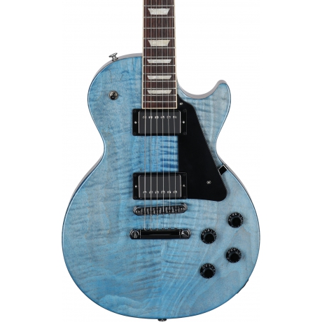 Gibson Les Paul Studio Figured Elektro Gitar (Ocean Blue)<br>Fotoğraf: 3/8