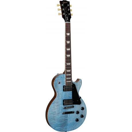 Gibson Les Paul Studio Figured Elektro Gitar (Ocean Blue)<br>Fotoğraf: 8/8