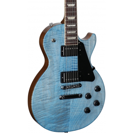 Gibson Les Paul Studio Figured Elektro Gitar (Ocean Blue)<br>Fotoğraf: 7/8