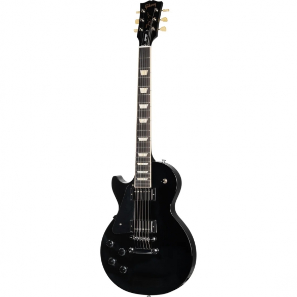 Gibson Les Paul Studio Solak Elektro Gitar (Ebony), Fotoğraf: 1/3