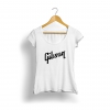 Gibson Logo Kadın T-Shirt (Beyaz)<br>Fotoğraf: 1/1