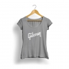 Gibson Logo Kadın T-Shirt (Gri)<br>Fotoğraf: 1/1